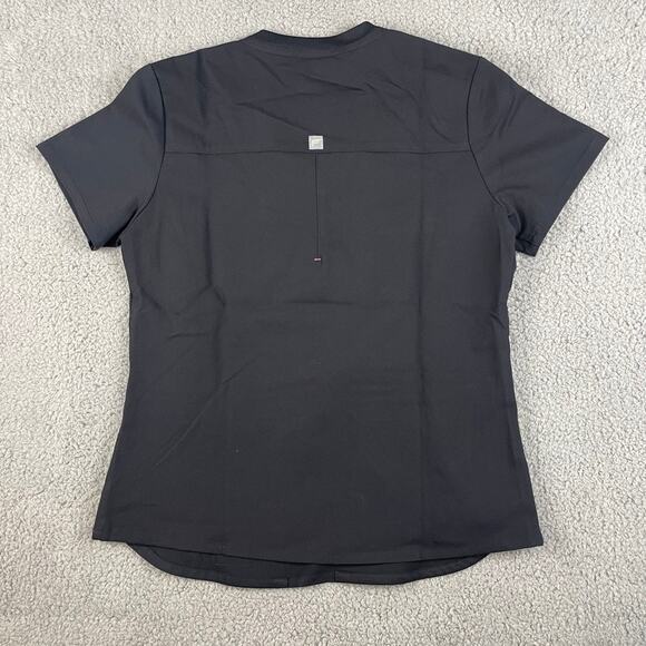 Fabletics Men's XS Black Polyester Viscose Short Sleeve Scrub Top *Flaw - Picture 10 of 11